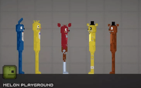 FNAF 1 Animatronics Pack