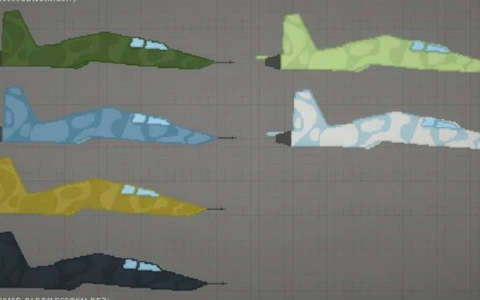 Su-34 in different camouflages