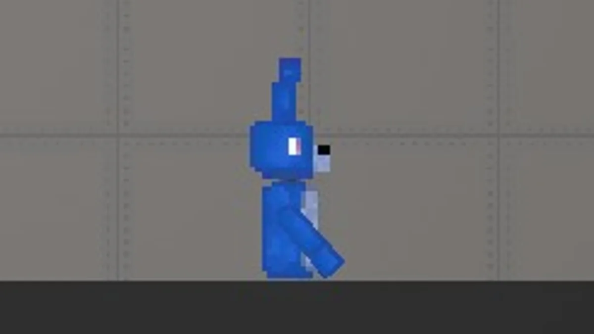 Melon Sandbox gameplay close-up showing Bon Bon from the Animatronics Pack FNAF 5 listing