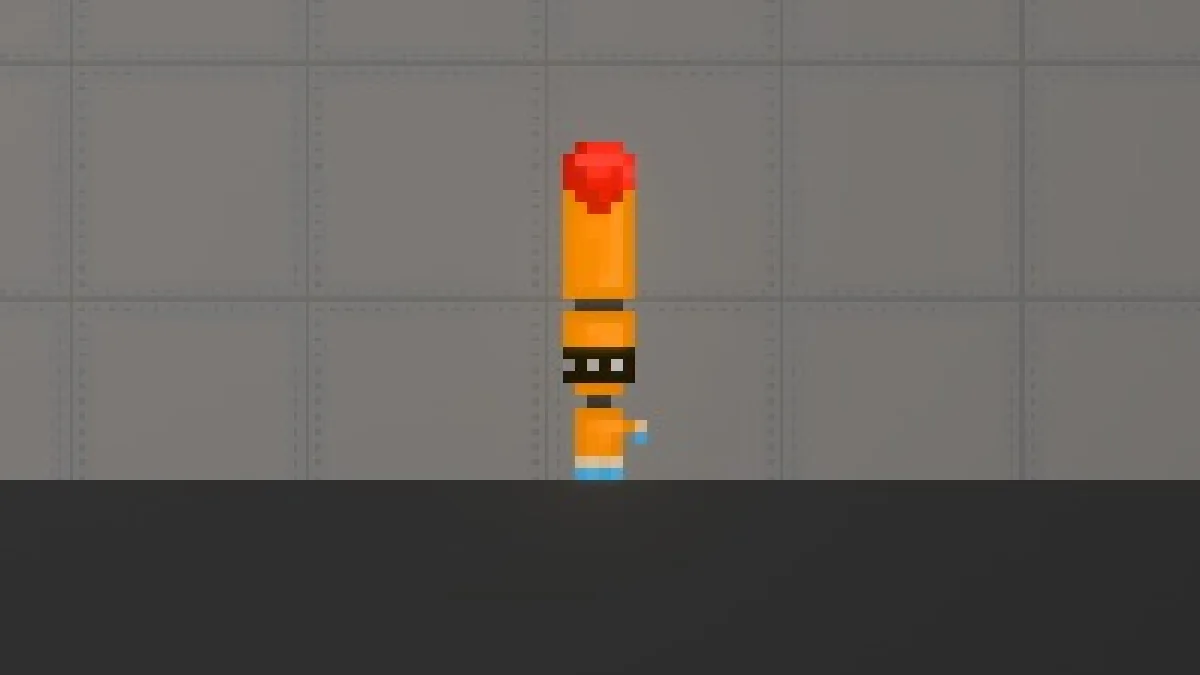 Melon Sandbox gameplay close-up showing Glam Rock Freddy Arm from the Glamrock Freddy Build (FNAF Security Breach) listing
