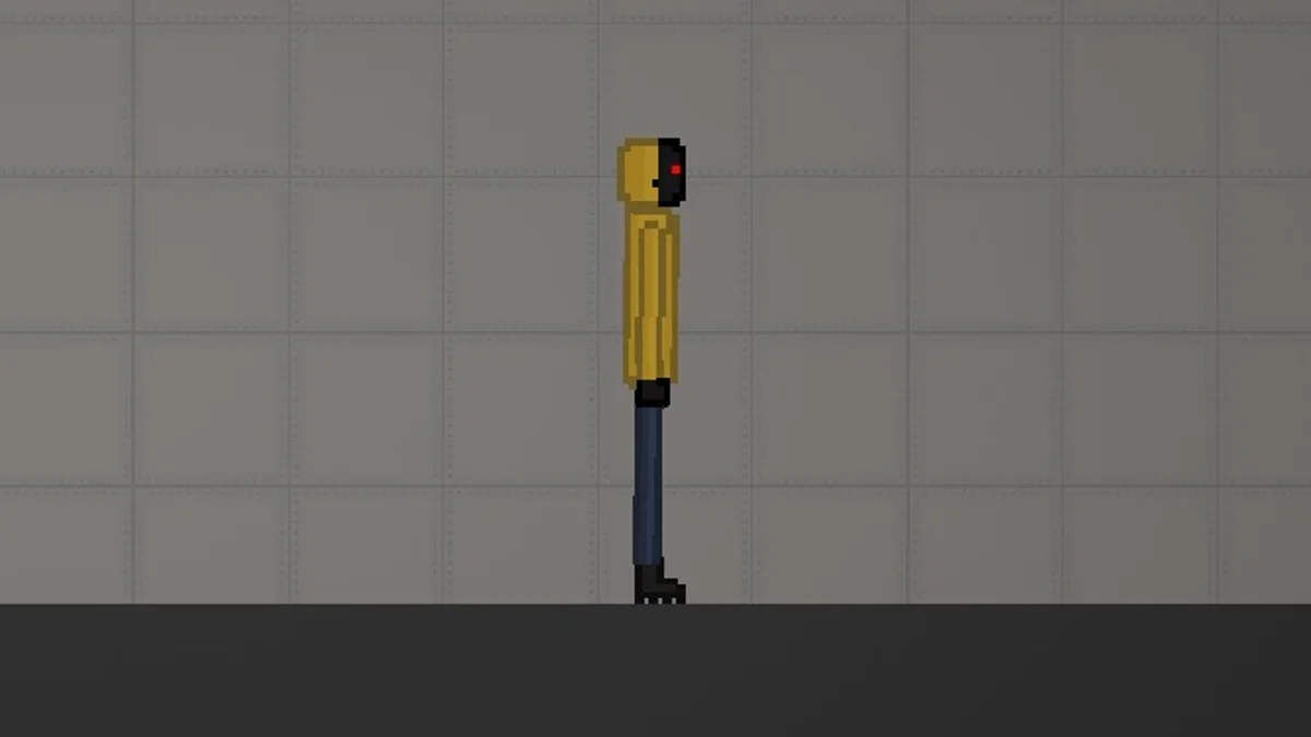 Melon Sandbox gameplay close-up showing Hudi from the Creepypasta(Ronussss) listing