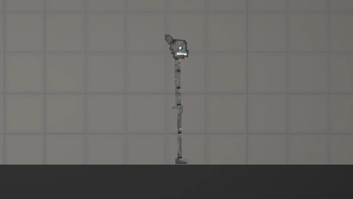 Melon Sandbox gameplay close-up showing Endo 01 from the FNAF 1 Modpack listing