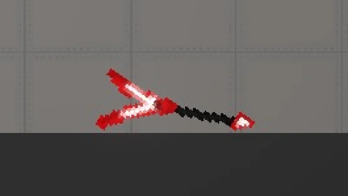 Melon Sandbox gameplay close-up showing Guitar from the FNAF 1 Modpack listing