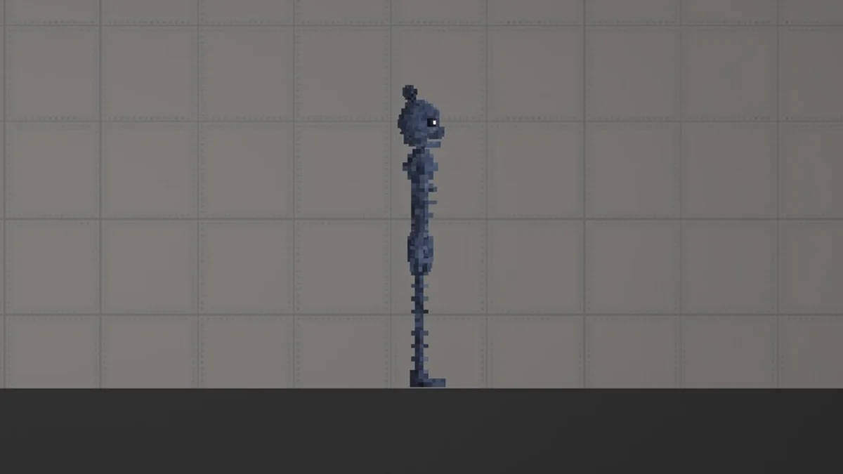 Melon Sandbox gameplay close-up showing Endo 02 from the FNAF 2 Modpack listing