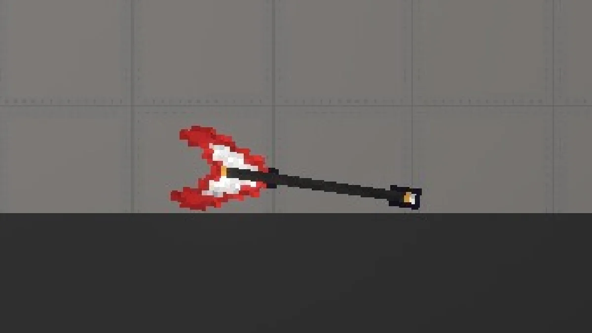 Melon Sandbox gameplay close-up showing Guitar from the FNAF 2 Modpack listing