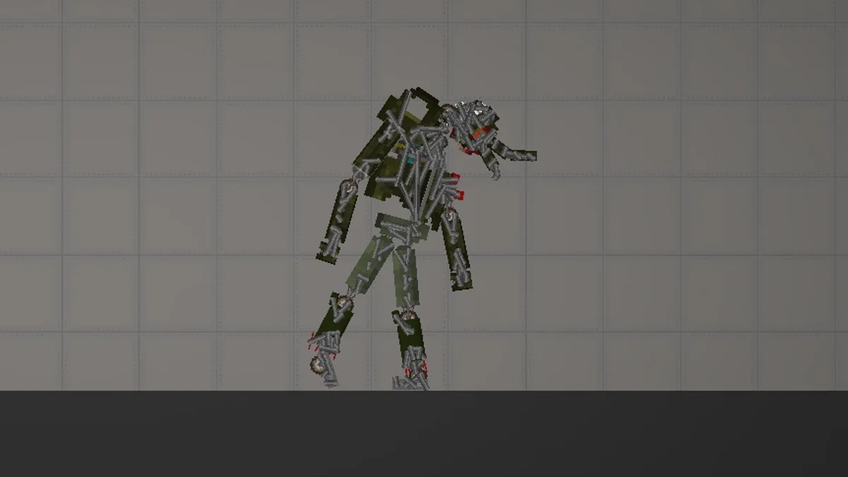 Melon Sandbox gameplay close-up showing Springtrap save scene from the fnaf Big listing