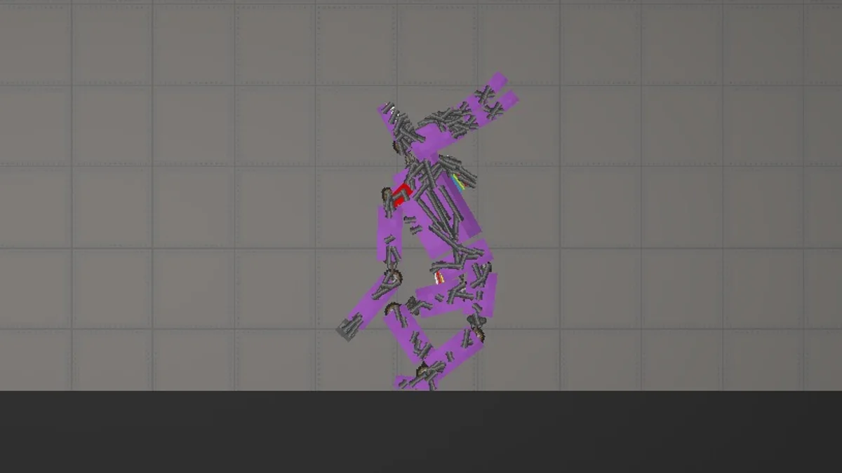 Melon Sandbox gameplay close-up showing Withered Bonnie save scene from the fnaf Big listing