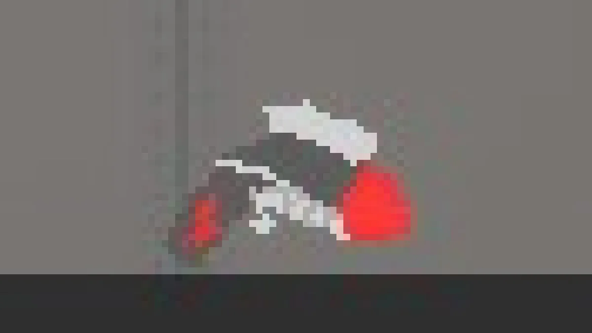 Melon Sandbox gameplay close-up showing Fazer Blaster from the FNAF Security Breach Pack listing