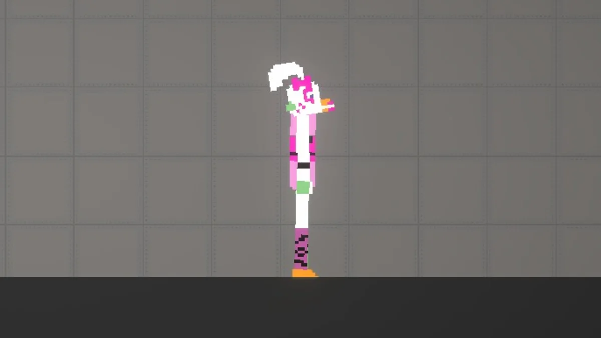 Close view of the complete Glamrock Chica model from the FNAF Security Breach Pack