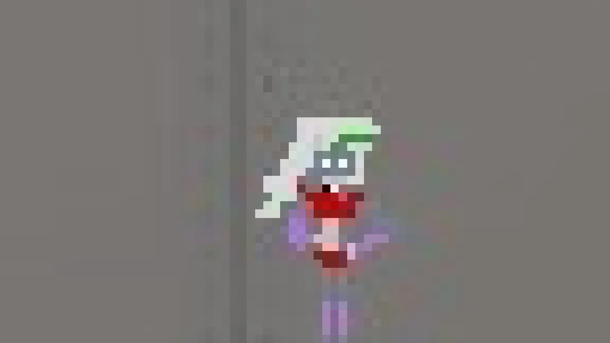 Melon Sandbox gameplay close-up showing Roxy Figure from the FNAF Security Breach Pack listing