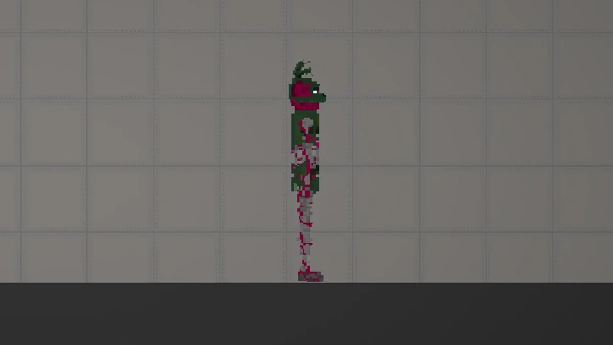 Melon Sandbox gameplay close-up showing Burntrap from the FNAF: Security Breach listing