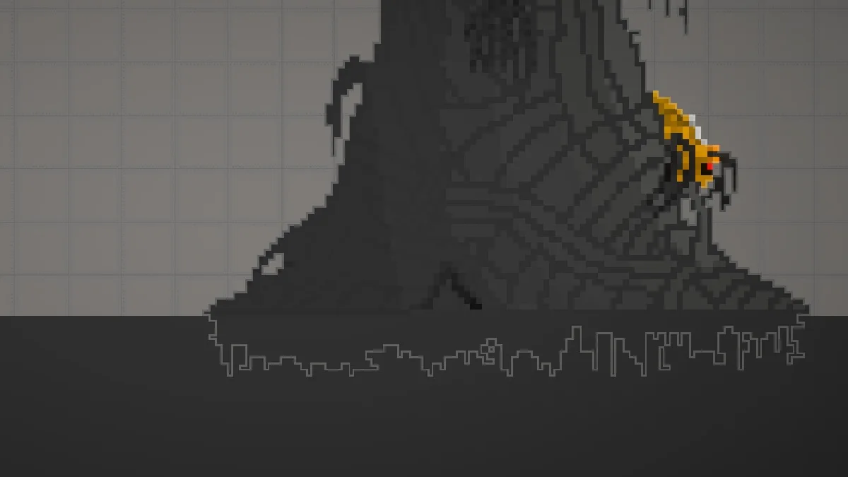 Melon Sandbox gameplay close-up showing The Blob from the FNAF Security Breach The Blob listing