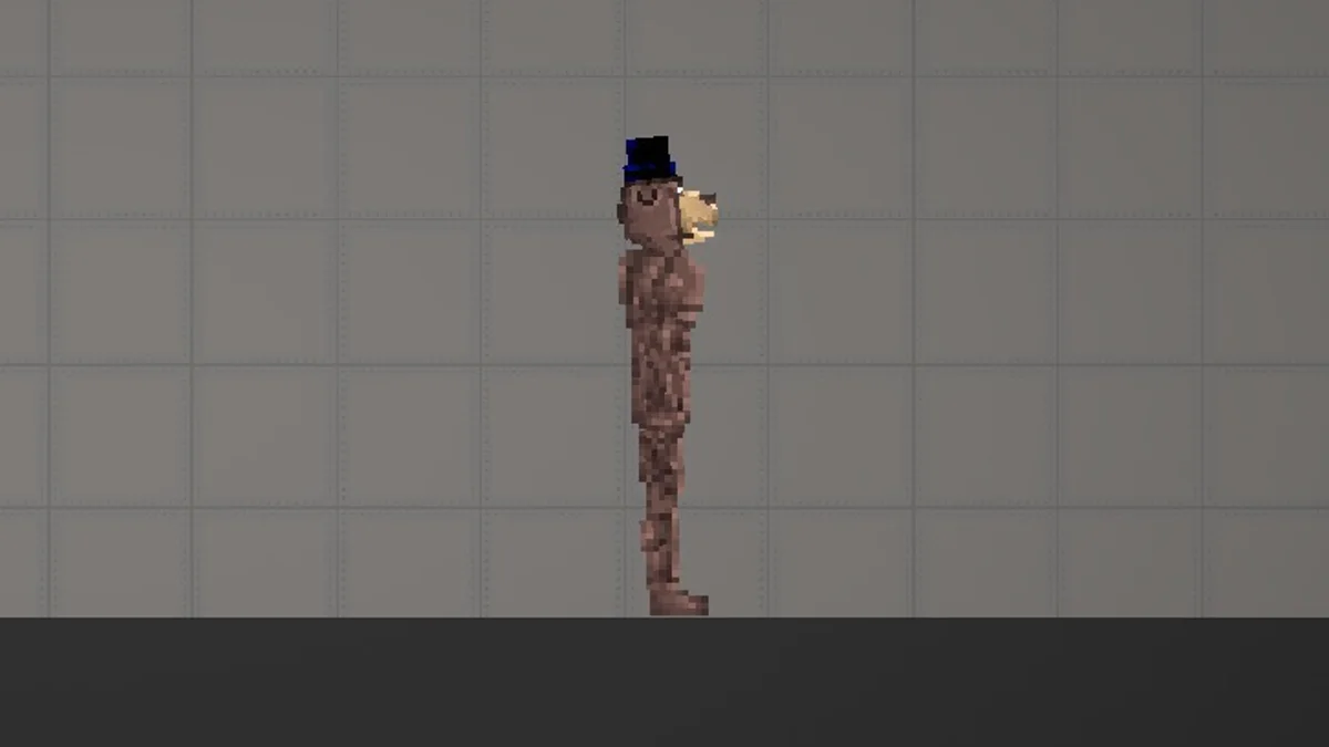 Melon Sandbox gameplay close-up showing Giga Freddy from the Freddy Fazbear v2 listing
