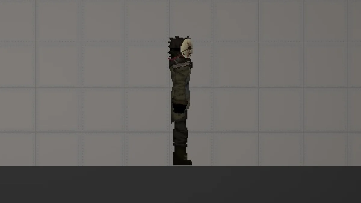 Melon Sandbox gameplay close-up showing Jason Voorhees from the Jason Removed in Forsaken listing