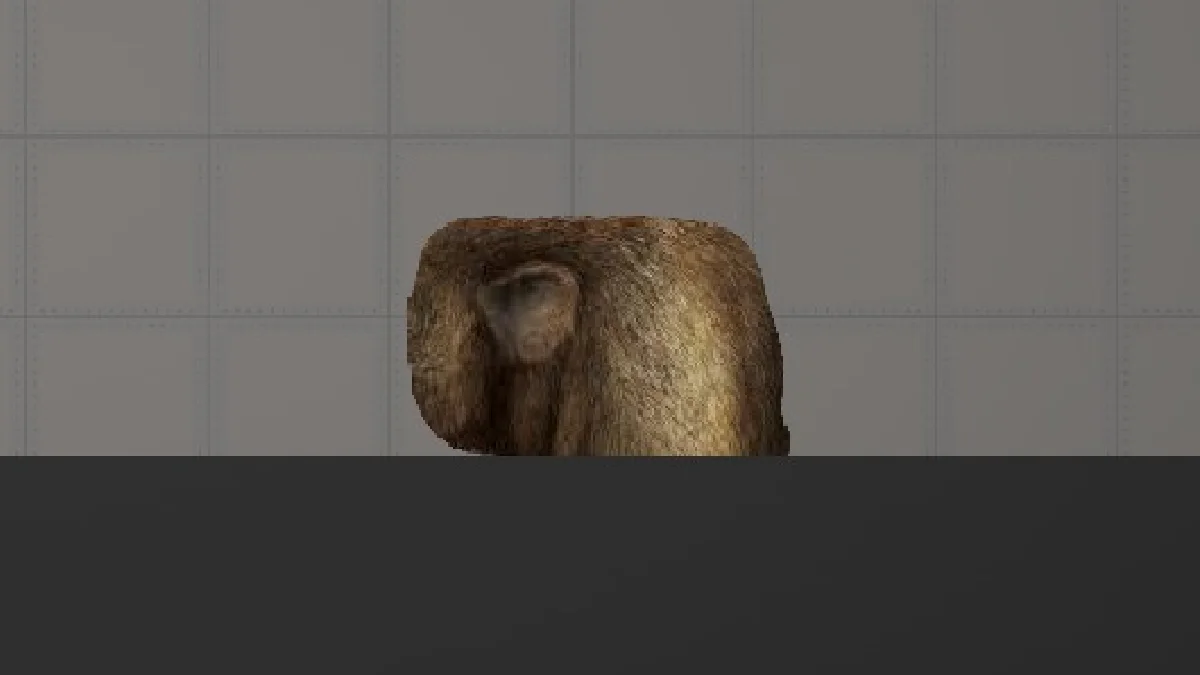 Melon Sandbox gameplay close-up showing Woolly mastodon component 2 from the Woolly Mastodon listing