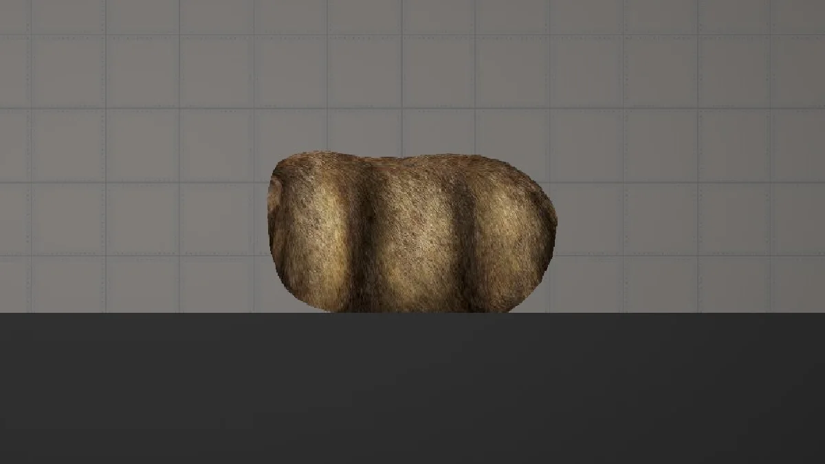 Melon Sandbox gameplay close-up showing Woolly mastodon component 3 from the Woolly Mastodon listing