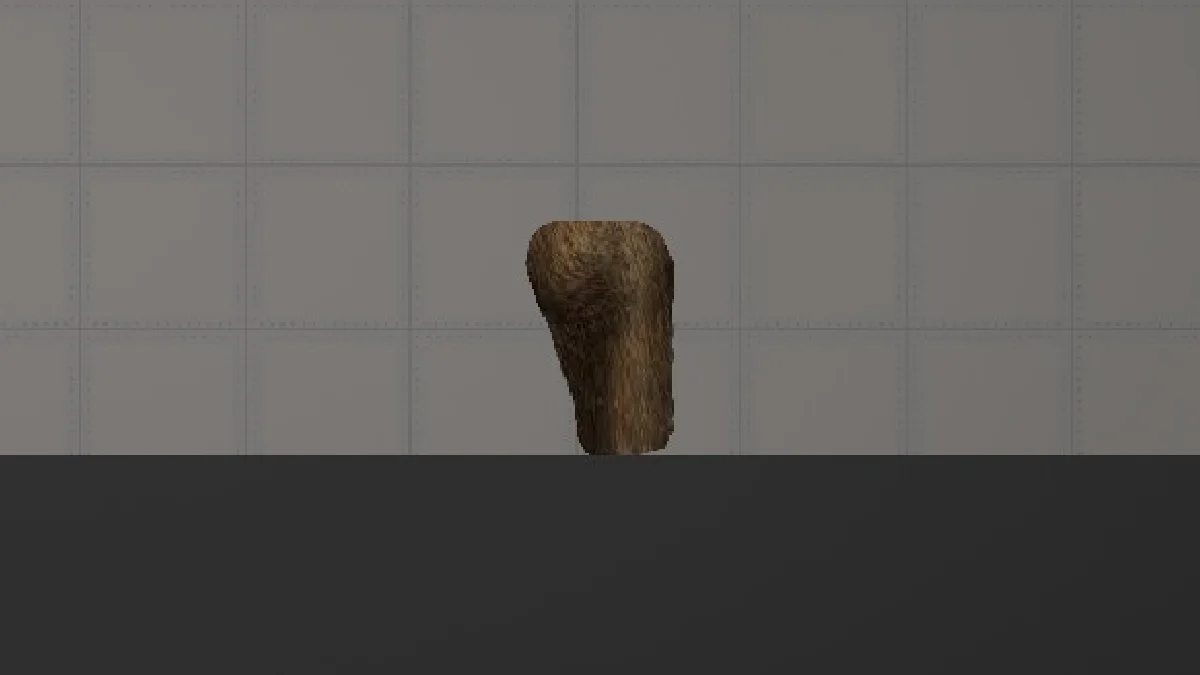 Melon Sandbox gameplay close-up showing Woolly mastodon component 8 from the Woolly Mastodon listing