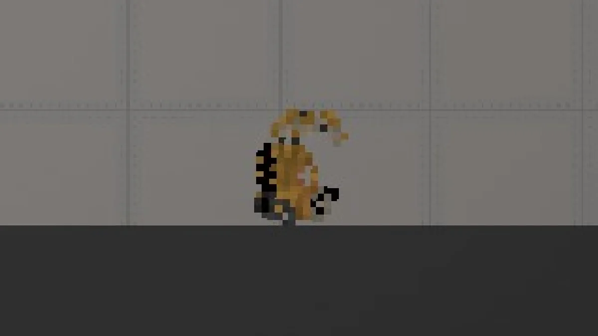 Melon Sandbox gameplay close-up showing Spring Bonnie mask from the NPC Pack — Five Nights at Freddy’s listing