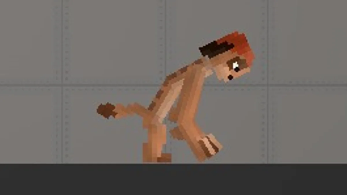 Melon Sandbox gameplay close-up showing Timon from the Timon and Pumbaa listing