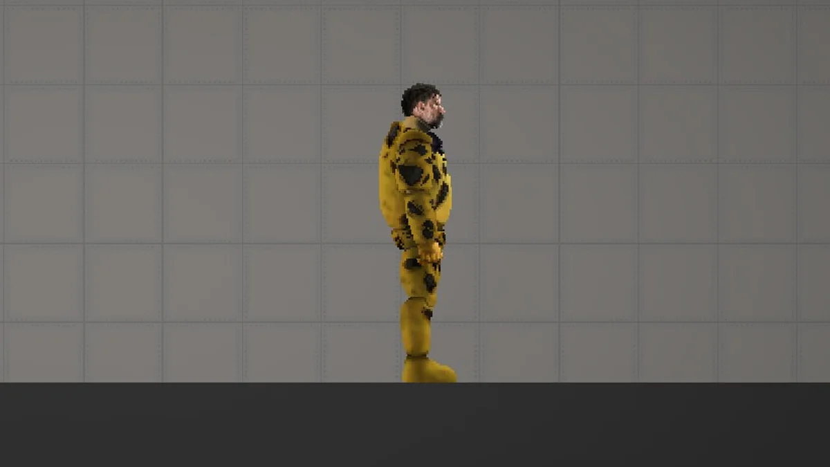 Melon Sandbox gameplay close-up showing William Afton from the William Afton/Spring bonnie listing