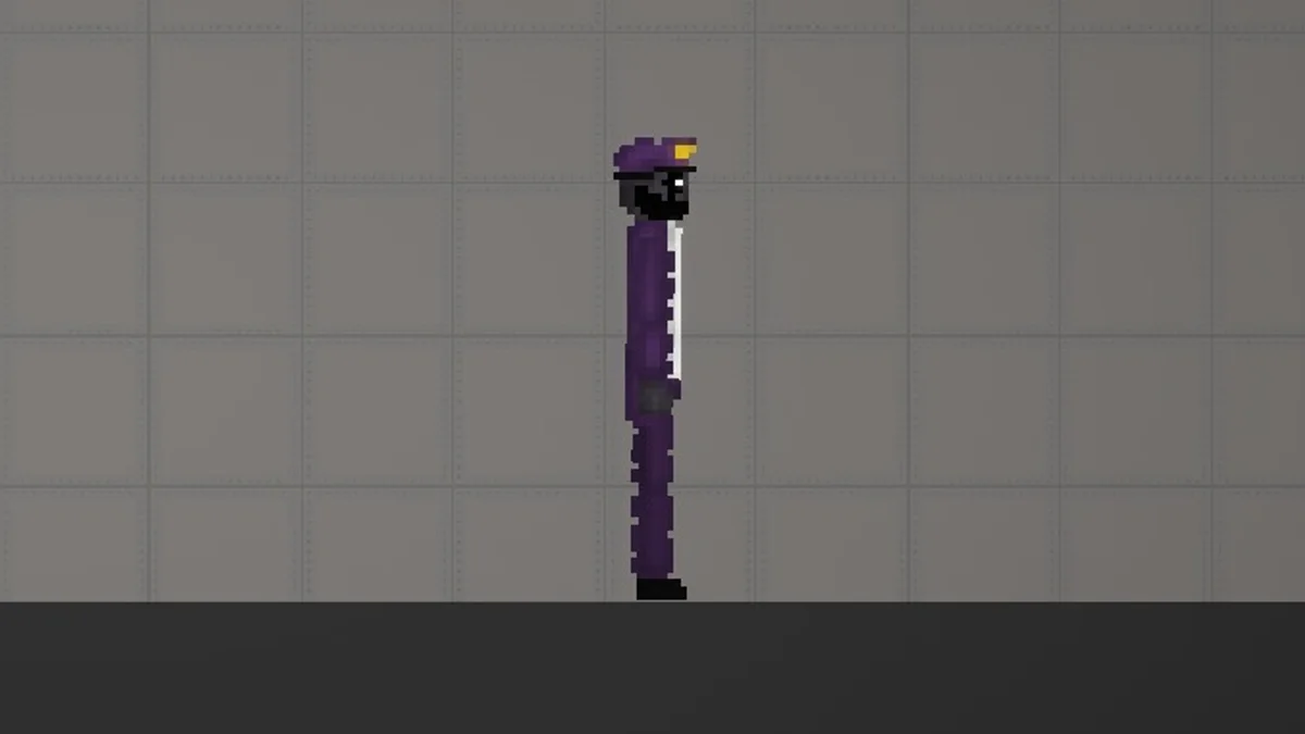 Melon Sandbox gameplay close-up showing William Afton from the William Afton V2 listing
