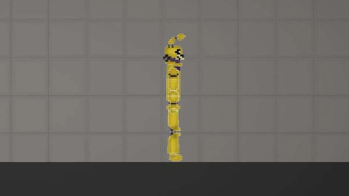 Melon Sandbox gameplay close-up showing William Afton trap from the William Afton V2 listing